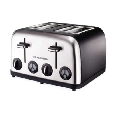 Russell Hobbs Matt Black 4 Slice Toaster